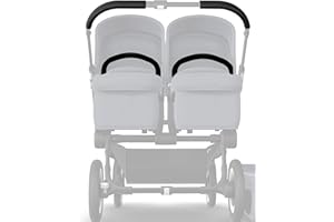 PROTEC TIF | Set di Fodere in Pelle Sintetica Compatibile con il Bugaboo Donkey Duo (non sostituisce La Gomma)