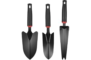 3 st trädgårdsspade grävspade, trädgårdsspade multifunktionell trädgårdsskyffel för trädgårdsarbete, skivning, öppning, handv
