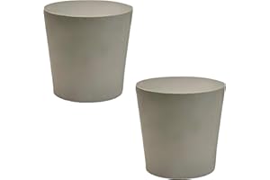 Dugo Gummistopfen, Pfropfen aus Naturkautschuk - 2 Stück - Größe wählbar (Oben ø31mm x unten ø25mm x Länge 30mm)