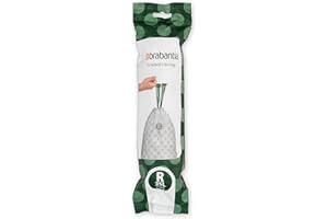 Brabantia 115622 PerfectFit Sac de poubelle pour Bo Touch Bin Plastique Blanc 0,1 x 46 x 76 cm