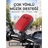Taşınabilir Bluetooth Hoparl&ouml;r 800mAh Uzun Pil &Ouml;mr&uuml;