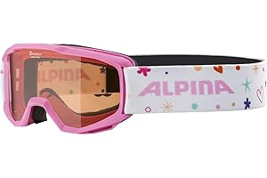 ‎ALPINA ALPINA PINEY - Beschlagfreie, Extrem Robuste & Bruchsichere Skibrille Mit 100% UV-Schutz Für Kinder
