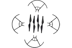 KEESIN Tello Hélice CW CCW hélices Props Lame à Faible Bruit et hélice Prop Guard pour DJI Tello Drone Noir