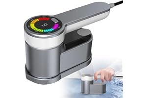 BYZESTY Żelazko parowe Steamer, 1200 W, ręczne żelazko parowe i żelazko 2 w 1, prasownica parowa ze zbiornikiem na wodę 120 ml, 5 poziomów pary, przenośne żelazko turystyczne do prasowania ubrań, koszulek, w