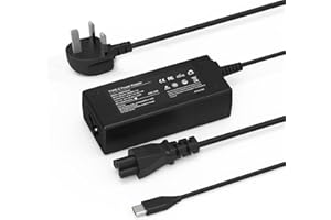 RIABWWOX Chromebook Charger : For HP/Lenovo/Asus/Acer/Dell/Samsung/Google Chromebook Charger UK Replacement, Universal 45W USB C Type C Laptop Power Cord Adapter