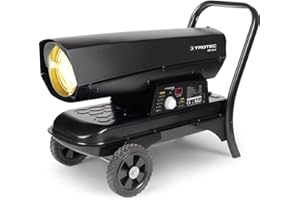 TROTEC Calefactor por fueloil IDX 20 D Depósito de combustible integrado con indicador de nivel