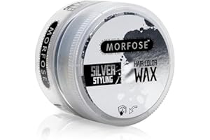 Morfose Ossion Silver Styling Hair Color Wax 100 ml – Cire Colorante Cheveux Couleur Argent