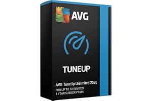 AVG TuneUp Unlimited 2026 - Tar bort oönskade filer och påskyndar ditt system | 10 enhet