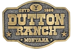 Montana Silversmiths Officially Licensed Yellowstone Attitude Belt Buckle