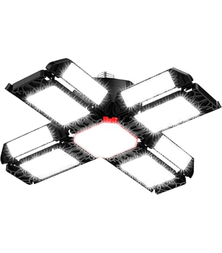 LEDVANCE Highbay Blade plafondlamp in zwart, met verstelbare lichtbladen, biedt 40W of 4300 lm in 840 neutraal wit met 4000K. E27 schroefdraad, mat. 337,50 mm
