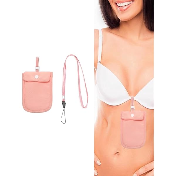 Portafoglio Reggiseno Antifurto Per Viaggi - Tasca Nascosta Per Carte E Contanti - Foto 6