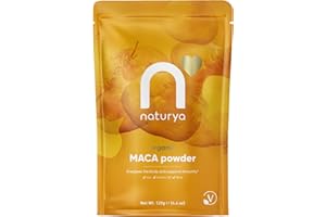 NATURYA Organic Maca Powder 125 g, 1 Pack