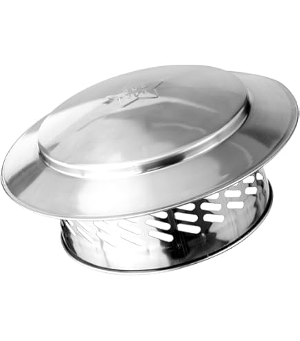 Univent DN 50 Per Tubi - Cappa Di Sfiato Per Sistemi Di Scarico, Resistente Alle Intemperie - Foto 2