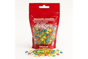 dekora - Posypka Cukrowa Mix – Jajka i Maná | 100g Saszetka z Zapięciem | Bezglutenowa i Bezlaktozowa | Jadalna Dekoracja do Tortów, Babeczek i Ciast | Profesjonalna Jakość