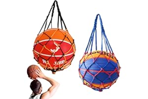 SULIUDAJI 2 Piezas Pelotas de Red de fútbol para Cometa Pelotas Deportivas de Baloncesto para Baloncesto Voleibol de Playa Zapatillas de Deporte, Varias Pelotas Red portátil