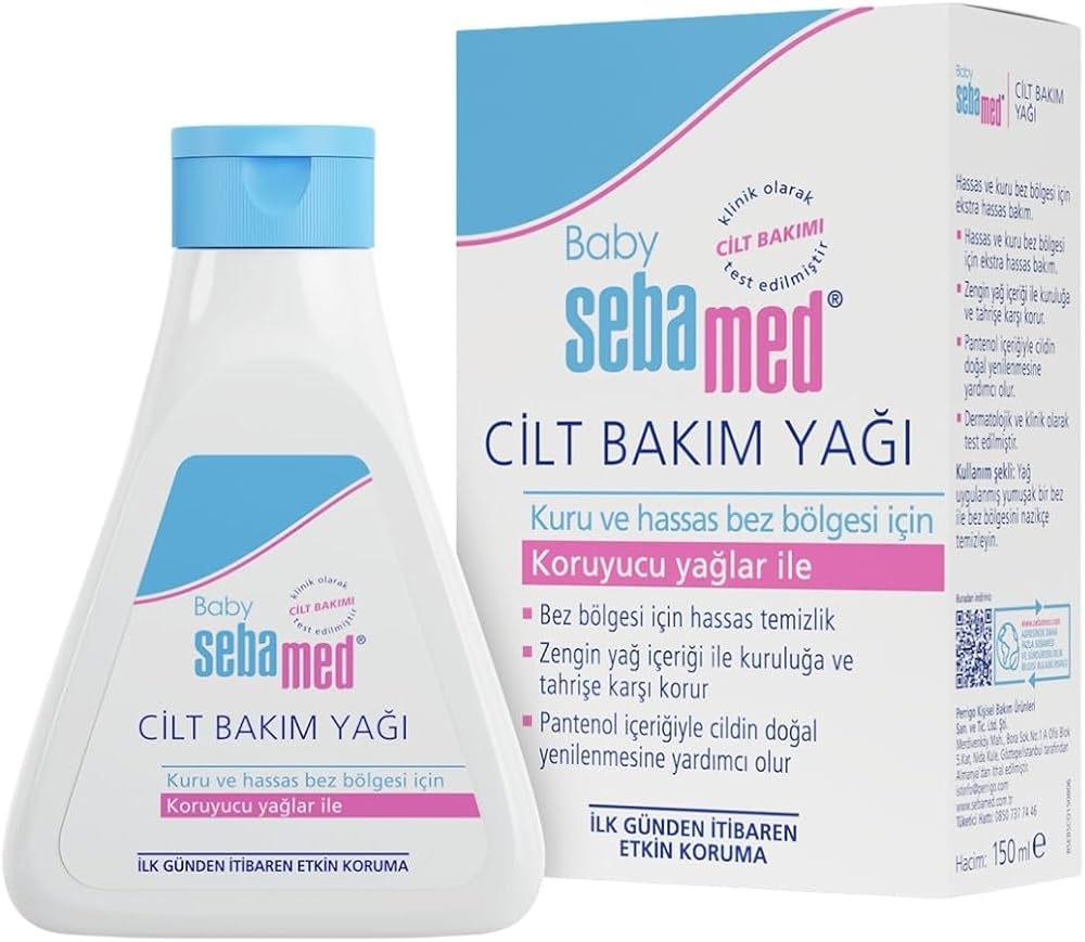 Sebamed Baby Yatıştırıcı Etkili Kuruluk ve Tahrişe Karşı Etkili Bebek Yağı 150 ml