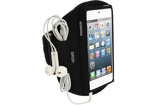 iGadgitz U1993 Brassard Sport Convient à Apple iPod Touch 5th 6th 7th Gen - Noir