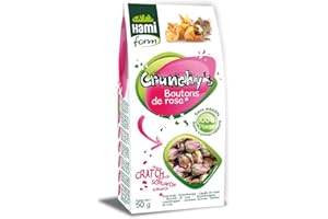 Friandises pour Chinchilla, Boutons de Roses, 50g - HAMIFORM
