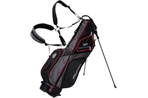 FAZER Lightweight Golf Bag with Club Dividers, Full-Length Club Dividers & 6 Zippered Pockets - Durable Nylon Golf Club Bag for Convenient Carrying & Storage