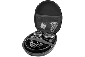 DEFRESIT Etui na słuchawki nauszne / Over Ear Headset, etui ochronne na słuchawki, 21 x 18,5 x 5,5 cm, kompaktowy pokrowiec ochronny na słuchawki nauszne i akcesoria - uniwersalne etui transportowe - etui