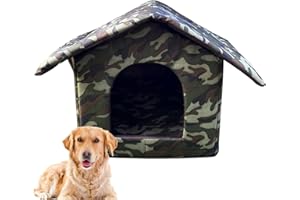 TONGFENG Outdoor Cat House | Waterproof Cat House Outdoor | Oxford Dirt Resistant Cat Kennels for Outside | Foldable Portable Dog Kennel | Waterproof Cat Shelter for Wild Cats, Strays Cats, Small Dogs