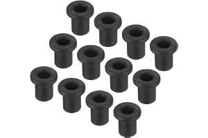 QUARKZMAN 50 stycken gummihylsor, 6 mm dia x 4 mm ID x 10 mm H kabeltyllar T-formad gummihylsa rund genomgående pip för kabel