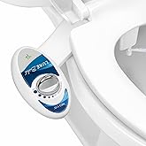 Luxe Bidet Neo 110 &ndash; Fresh, Water, Electrical-Free Mechanical Bidet Toilet Seat Fixing (Blue and White)
