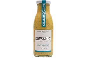 Charlie & Ivy's Honey & Mustard Dressing 250ml - Crafted in Britain - Drizzle on as a salad dressing salads or use as a marinade