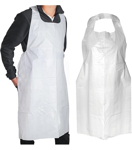 Lot De 100 Tabliers Jetables En Plastique PE - Imperméables, Tailles 60x95cm (enfant) Ou 80x120cm (adulte)
