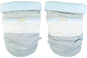 Tuc Tuc Slowly - Cubre manos, niños, color celeste