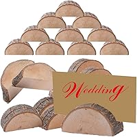 20 Segnaposto In Legno Per Tavoli - 10.2 Cm, Per Matrimoni, Feste E Ufficio - Foto 8