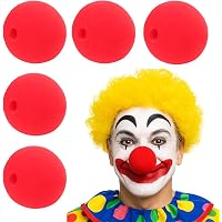 Nez De Clown LED Clignotant - Lot De 12, élastique Réglable - Accessoire Fête, Déguisement, Animation - Piles Incluses