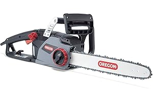 OREGON CS1400 - Tronçonneuse Électrique 2400W Puissante avec Guide-Chaîne de 40 cm, Moteur 230V, Technologie ControlCut, Tronçonneuse Filaire Silencieuse & Légère, Garantie 3 ans