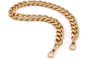 Xiazw Stabil Metall Taschenkette Geldbörsen Riemen Kette Schultergurt Taschengurt Ersatz für Handtaschen 65 cm