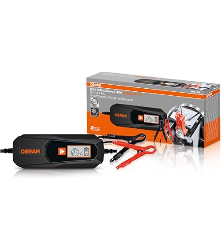 Chargeur De Batterie OSRAM BATTERYcharge 906 - 6A - Entretien Batterie 6V/12V - Voiture, Moto, SUV - Intelligent