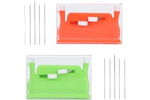 LAPANGZI 2 Pcs Double Holes Automatic Needle Threader Sewing Threading Tool Needle Insertion Tool for Sewing Clothes DIY Crafts