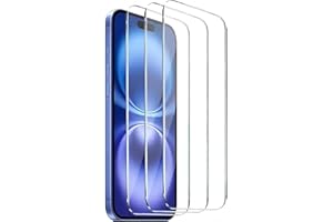 KIORZIESK 3 sztuki szkła hartowanego do iPhone 16, iPhone 15, iPhone 15 Pro, folia ochronna na ekran, bardzo mocna, odporna na zarysowania bez pęcherzyków twardość 9H szkło 6,1 cala, HD ultra przezroczyste