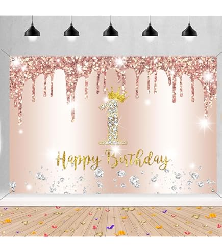 Toile De Fond Dorée « Happy Birthday » Pour Adultes Bannière De Studio De Photo De Mariage De Décoration De Fête D'anniversaire 2,1 X 1,5 M