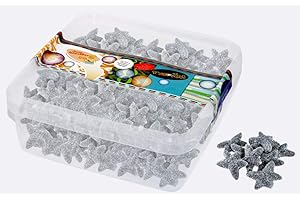 ‎PE ÄM Deine Naschbox - Extra starke Lakritz Seesterne - 1kg Naschbox - XL Großpackung