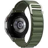 Microsonic Samsung Galaxy Watch 6 Classic 47mm i&ccedil;in Kordon Alpine Loop Yeşil [Galaxy Watch 6 Classic 47mm ile Uyumlu Kordon -