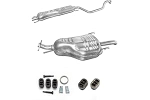POLM-OSTR Auspuff Komplett mittel/end A 1.8i/2.2i 16V 115PS-145PS +Montageware