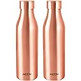 MILTON Copper Charge 1000 Water Bottle, 930 ml, 1 Piece, Copper | Leak Proof | Office Bottle | Gym Bottle | Yoga Bottle | Home | Kitchen | Hiking | Treking Bottle | Travel Bottle (Pack of 2)