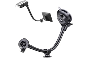 AYIZON GPS-Autohalterung für Garmin Nuvi Serie, Fahrzeug-Windschutzscheibe, Armaturenbrett, Saugnapf, GPS-Halterung für Garmin Nuvi Drive OTR 500 610 51 52 54 55 56 57 58 60 61 62 65 66 67 68 LM/LMT GPS (2)