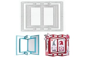 XIXKOLYU® Plantillas de troquelado en 3D para hacer tarjetas, tarjetas emergentes, juego de troqueles de cuento de hadas, banner de cuentos de hadas, plantillas de repujado para scrapbooking