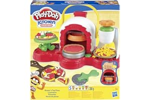 Play-Doh Kitchen, La Pizzeria avec 5 Pots de Pate a Modeler