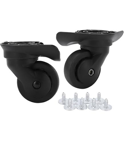 Paire De Roues De Rechange Pour Valise – Roulettes A19, Accessoires De Réparation Sac De Voyage