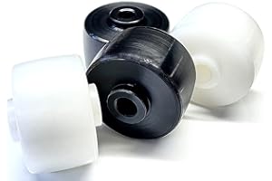 J&A RACING INTERNATIONAL Lot de 2 chariots à palettes BT Rolatruc LHM230 et chariots à palettes similaires - Roulettes d'entrée de guidage principal - Blanc