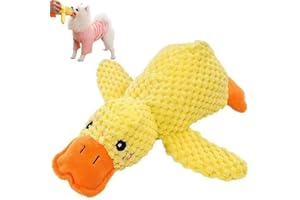 OPIURVY Giochi per cani, Giochi per Cani di Piccola e Media Taglia, cigolante, di peluche, masticabile e interattivo per cuccioli di anatra, per masticatori aggressivi di razze piccole, medie e grand