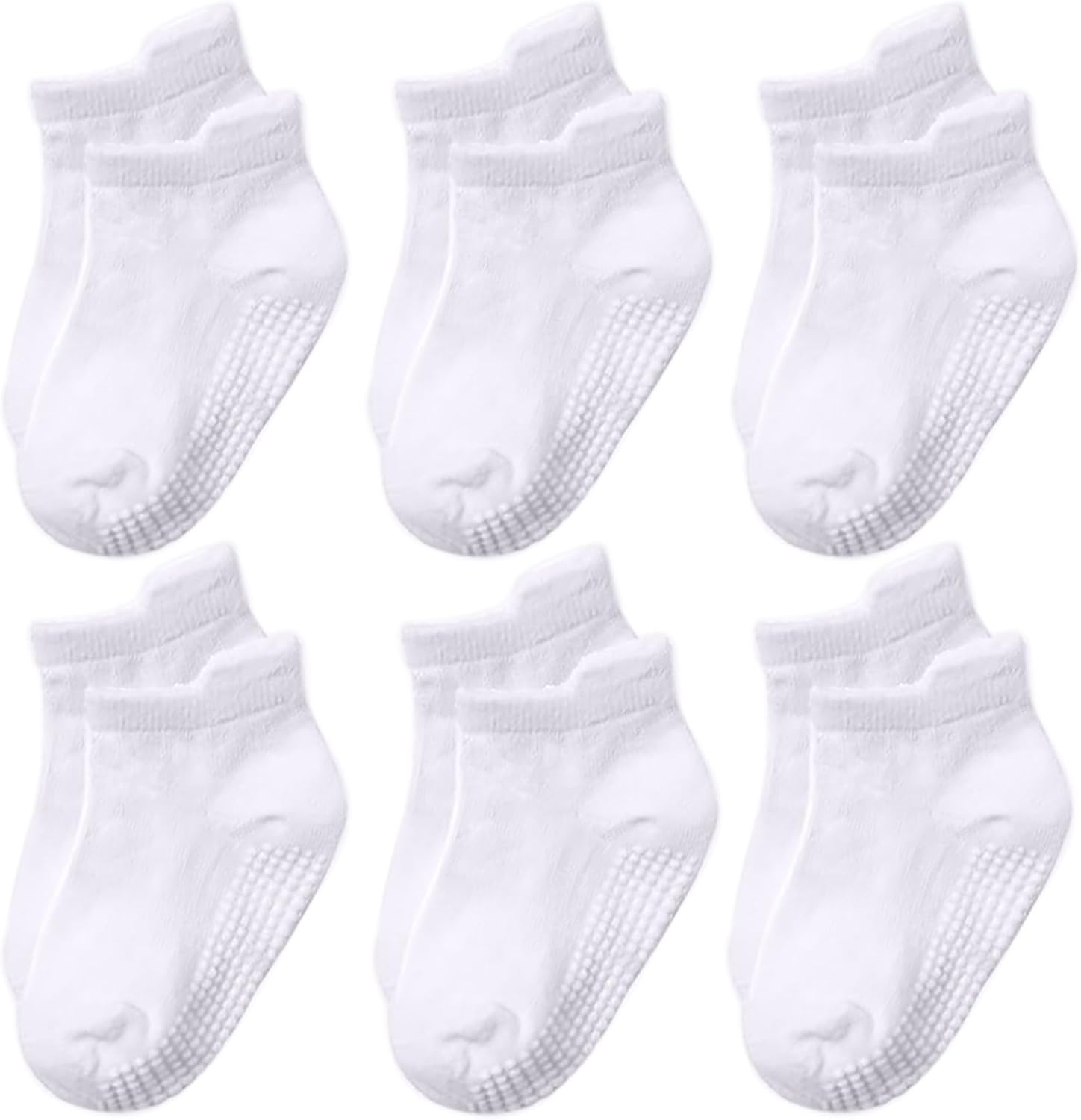 DRESHOW Calcetines Tobilleros Antideslizantes con Suelas Antideslizantes para Bebés Niños Pequeños Niños Niñas