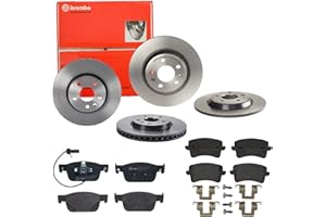 BREMBO BUNDLE Bremsen Set Bremsscheiben und Bremsbeläge Brembo vorne hinten für für A4 A5 8K2 B8